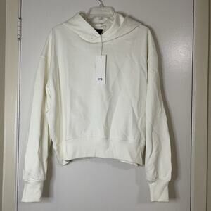 NEW! Y-3 Yohji Yamamoto FT Hoodie Off white sweatshirt size medium